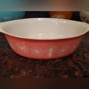Pyrex 045 2½ quartz Pink Daisy